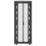Vertiv VR3350 rack 42U Vrijstaande rek Zwart, Transparant