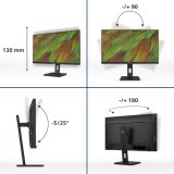 Philips 3000 series 27B1U3900/00 computer monitor 68,6 cm (27") 3840 x 2160 Pixels 4K Ultra HD LCD Zwart