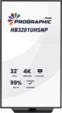iiyama ProGraphic HB3201UHSNP-B1 computer monitor 80 cm (31.5") 3840 x 2160 Pixels 4K Ultra HD Zwart