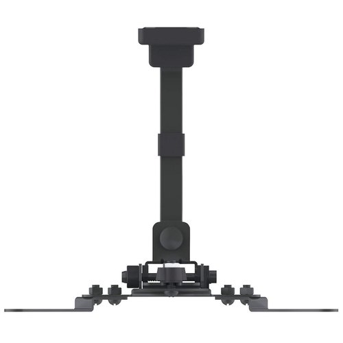 Manhattan Draaibare wandbeugel voor TV’s en monitoren (Kantelen & Zwenken, 2 zwenken), voor schermen 13"–27", VESA-compatibiliteit: van 75×75 tot 200×200 mm (controleer de afmetingen van de vier montagegaten aan de achterzijde), max 30 kg, zwart
