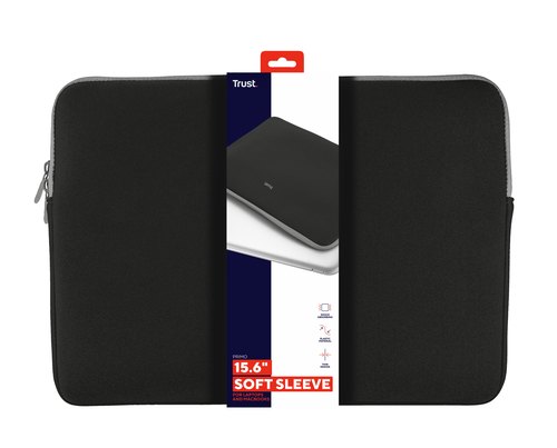 Trust Primo | Laptop Sleeve | 15.6 inch | Zwart