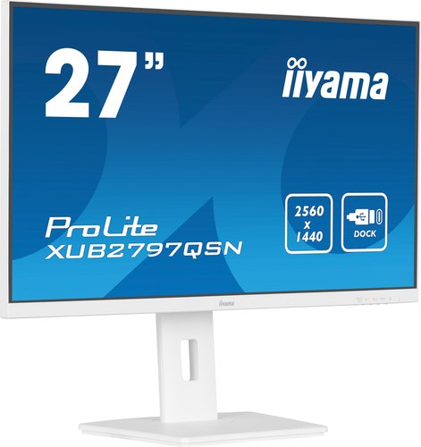 iiyama G-MASTER XUB2797QSN-W2 computer monitor 68,6 cm (27") 2560 x 1440 Pixels Quad HD LED Wit