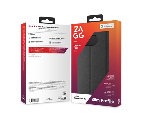 ZAGG Folio Case mobiele telefoon behuizingen 16 cm (6.3") Folioblad Zwart