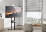 Manhattan Trolley voor tv’s en monitoren van 37–70 inch, VESA 200x200 tot 600x400 mm, max. 70 kg, zwart, controleer de vier montagegaten aan de achterzijde van het scherm, levenslange garantie