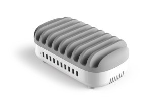 Compulocks 10PUSBDKS-UK organizer voor laadstation Vrijstaand Grijs, Wit