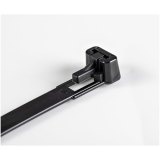 StarTech.com 15 cm Zwarte Herbruikbare Kabelbinders 7 mm Breed, 35 mm Bundeldiameter, 22 kg Treksterkte Hersluitbare Nylon Snelbinders voor Binnen/Buiten, 94V-2/UL Listed, 100 stuks