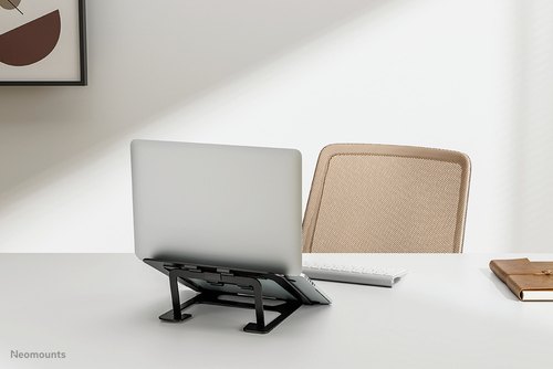 Neomounts NSLS085BLACK Laptopstandaard 10-17" - opvouwbaar - compact - universeel
