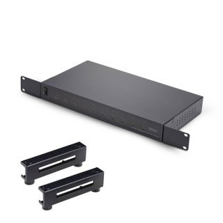 StarTech.com 10-Port USB-C Oplaadstation, 60W Per Poort, 350W Totaal Vermogen, Multipoort USB Type-C Oplader / Oplaadblok, TAA Compliant