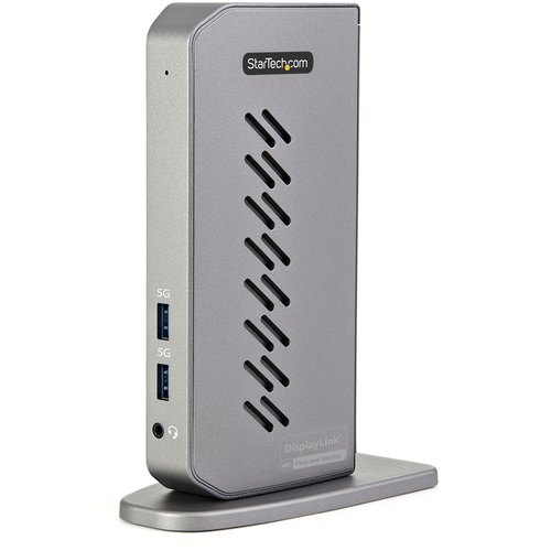 StarTech.com USB-C USB-A Dock - Hybride Universeel USB 3.0 Docking Station voor USB-C of USB-A Laptop - Dual Monitor 4K 60Hz HDMI/DisplayPort - 6x USB-A, GbE - USB 5Gbps - Windows/Mac