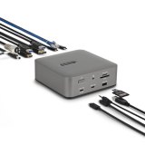 StarTech.com Thunderbolt 5 Universeel Docking Station, Multi-Display Hub, 8K 60Hz of 4K 144Hz, 120Gbps Bandwidth Boost, 140W PD, 30W Phone Charging, USB 10Gbps, 2.5G LAN