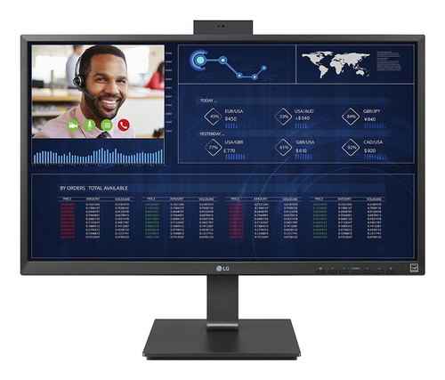 LG 27CQ651W-BP Intel® Pentium® N6005 68,6 cm (27") 1920 x 1080 Pixels Alles-in-één-pc 4 GB DDR4-SDRAM 256 GB SSD Windows 10 IoT Enterprise Wi-Fi 6 (802.11ax) Zwart