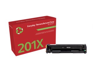Everyday ™ Zwart Remanufactured Toner van Xerox compatible met HP 201X (CF400X), High capacity
