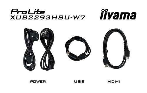 iiyama ProLite XUB2293HSU-W7 computer monitor 54,6 cm (21.5") 1920 x 1080 Pixels Full HD LED Wit