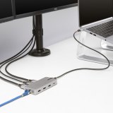 StarTech.com USB-C Triple Monitor Multiport Adapter, Dual 4K 60Hz + 4K 30Hz HDMI & DisplayPort, 3-Port USB Hub, 10Gbps, 100W PD Pass-Through, GbE, Travel Dock, Windows & ChromeOS