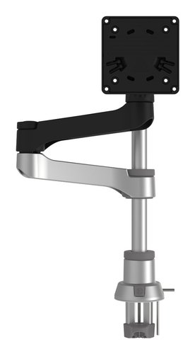 R-Go Tools Monitorarm R-Go Zepher, verstelbare enkele monitorarm, 100% circulair, tot 8 kg draagvermogen, zwart