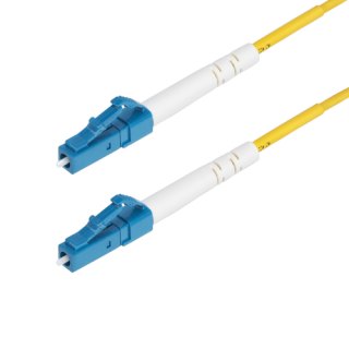 StarTech.com 10m LC naar LC (UPC) OS2 Single Mode Simplex Glasvezel Kabel, 9/125µm, Laser Optimized, 40G/100G, Flexibel Buigen, Low Insertion Loss, LSZH Fiber Patchkabel