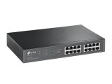 TP-Link TL-SG1016PE Managed L2 Gigabit Ethernet (10/100/1000) Power over Ethernet (PoE) 1U Zwart
