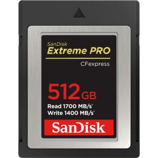 ExtremePro CFexpress 512GB 1700/1400MB/s