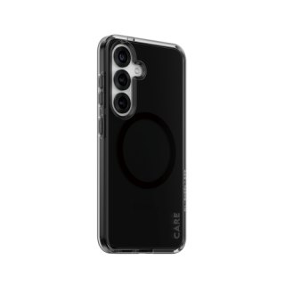 PanzerGlass CARE™ by ® Smokey Case w. Black Qi Compatible Samsung Galaxy S25 mobiele telefoon behuizingen Hoes Zwart