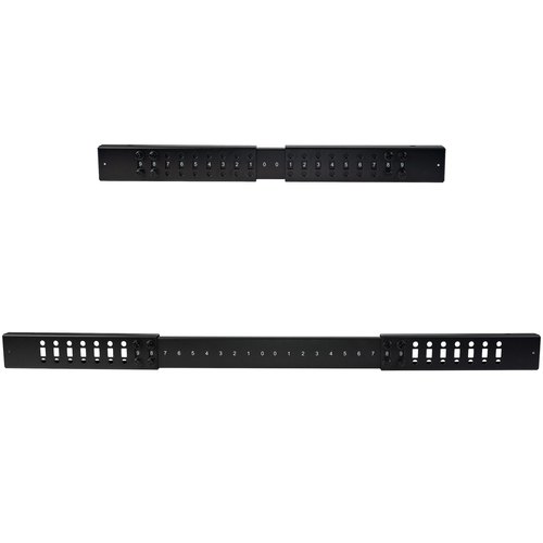 StarTech.com 4-Post 12U Mobiel Open Frame Server Rack, 19" Patchkast met Wielen en 4 Stijlen, Open Serverkast met Verstelbare Diepte voor Computer / AV / Netwerk Apparatuur - Wielen, Stelvoeten of Vloermontage