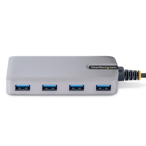 StarTech.com 4-Port USB Hub, USB 3.0 5Gbps, Bus Powered USB-A naar 4x USB-A Hub met Optionele Extra Power Input, Compacte Desktop/Laptop USB Hub, 30cm Kabel, USB 3.0 Expansion Hub