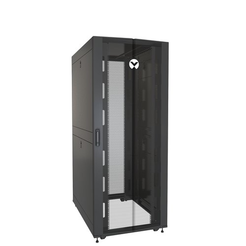 Vertiv VR3350 rack 42U Vrijstaande rek Zwart, Transparant