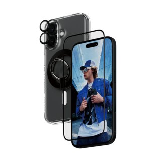 PanzerGlass ® 4-in-1 Protection Bundle iPhone 16 Doorzichtige schermbeschermer Apple 1 stuk(s)