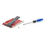 StarTech.com M.2 naar U.3 Adapter voor M.2 NVMe SSDs, PCIe M.2 Schijf naar 2.5inch U.3 (SFF-TA-1001) Host Adapter/Converter, TAA Compliant, 2.5" Drive Form Factor