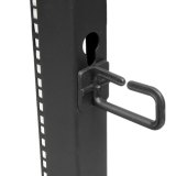 StarTech.com 4-Post 12U Mobiel Open Frame Server Rack, 19" Patchkast met Wielen en 4 Stijlen, Open Serverkast met Verstelbare Diepte voor Computer / AV / Netwerk Apparatuur - Wielen, Stelvoeten of Vloermontage