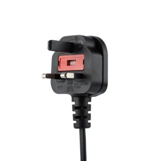 StarTech.com 2m UK Laptop Stroomkabel, BS 1363 naar C7, 2.5A 250V, 18AWG, Zwart, UK Laptop Vervangkabel, Printer Voedingskabel, Laptop Lader Kabel / Laadkabel, UL-Listed