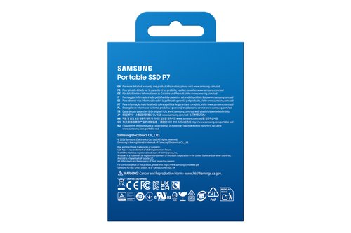 Samsung Portable SSD P7 USB 4.0 Gen 3x2 1TB