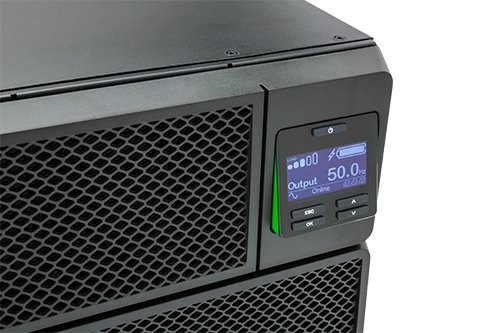 APC Smart-UPS On-Line SRT5KRMXLI-6W - 5000VA ,6x C13, 4x C19 uitgang, rackmountable, Embedded NMC, 6 jaar garantie