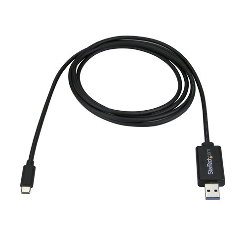 StarTech.com USB-C naar USB-A Data Transfer Kabel voor Mac en Windows, USB 3.0 (5Gbps), Windows Easy Transfer Kabel, Mac Data Transfer