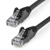 StarTech.com N6LPATCH1MBK netwerkkabel Zwart 1 m Cat6 U/UTP (UTP)