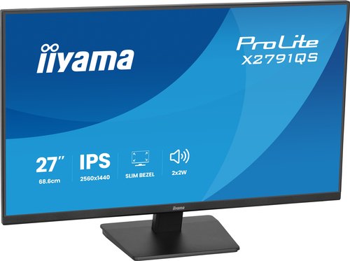 iiyama ProLite X2791QS-B1 computer monitor 68,6 cm (27") 2560 x 1440 Pixels Quad HD LED Zwart