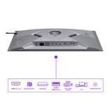 AOC AGON PRO AGP277QKDC computer monitor 67,3 cm (26.5") 2560 x 1440 Pixels Quad HD OLED Grijs