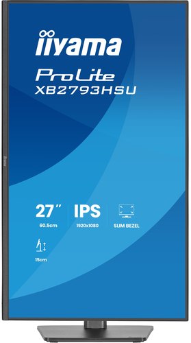 iiyama ProLite XB2793HSU-B1 computer monitor 68,6 cm (27") 1920 x 1080 Pixels Full HD LED Zwart