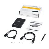 StarTech.com Versleutelbare externe hardeschijf behuizing vingerafdruk toegang voor 2,5" SATA