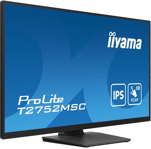 iiyama ProLite T2752MSC-B1 computer monitor 68,6 cm (27") 1920 x 1080 Pixels Full HD LED Touchscreen Zwart