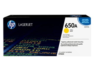 HP 650A originele gele LaserJet tonercartridge