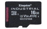 Kingston Technology 16GB microSDHC Industrial C10 A1 pSLC-kaart enkele verpakking zonder adapter