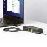 StarTech.com 7-Port Managed USB Hub met 4x USB-A, Heavy Duty met Industriële Stalen Behuizing, ESD & Overspanningsbeveiliging, Wand/Bureau/Din-Rail Montage, USB 3.0/3.1/3.2 Gen 1 5Gbps