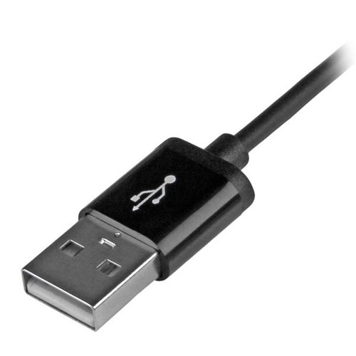 StarTech.com 1 m zwarte Apple 8-polige Lightning connector naar USB-kabel voor iPhone / iPod / iPad