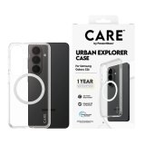 PanzerGlass CARE™ by ® Urban Explorer Case Transparent w. White Qi Samsung Galaxy S26 mobiele telefoon behuizingen Hoes Transparant