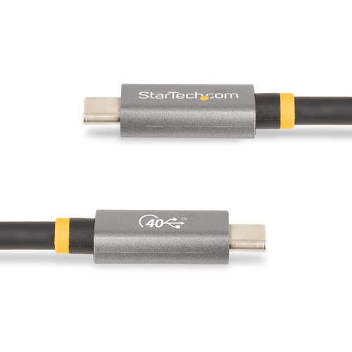 StarTech.com 1m USB4 Kabel, USB-IF Gecertificeerde USB-C Kabel, 40 Gbps, USB Type-C Data Transfer Kabel, 100W Power Delivery, 8K 60Hz, Compatibel met Thunderbolt 4/3/USB 3.2