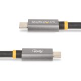 StarTech.com 1m USB4 Kabel, USB-IF Gecertificeerde USB-C Kabel, 40 Gbps, USB Type-C Data Transfer Kabel, 100W Power Delivery, 8K 60Hz, Compatibel met Thunderbolt 4/3/USB 3.2