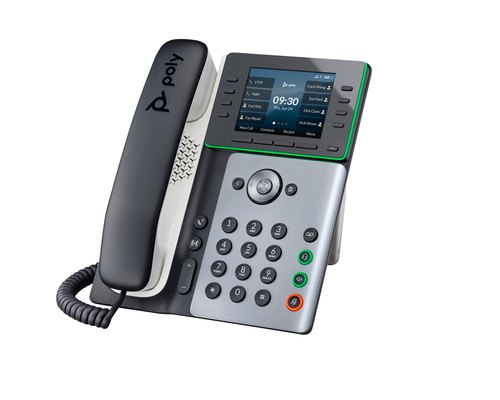 HP Poly Edge E300 IP-telefoon met PoE-ondersteuning