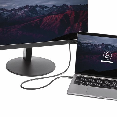 StarTech.com 2m Thunderbolt 3 Kabel, 20Gbps, 100W PD, 4K, Thunderbolt Gecertificeerd, Thunderbolt 4/USB 3.2/DisplayPort Compatibel, Zwart