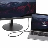 StarTech.com 2m Thunderbolt 3 Kabel, 20Gbps, 100W PD, 4K, Thunderbolt Gecertificeerd, Thunderbolt 4/USB 3.2/DisplayPort Compatibel, Zwart