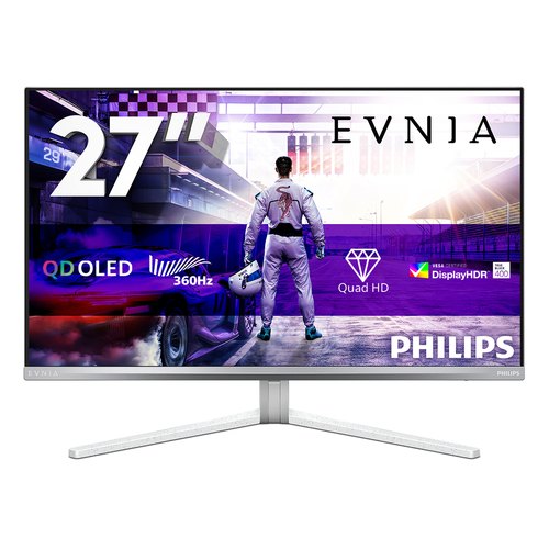Philips Evnia 8000 27M2N8500/00 computer monitor 67,3 cm (26.5") 2560 x 1440 Pixels Quad HD QD-OLED Wit
